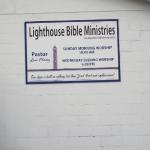 Lighthouse Bible Ministries Sign